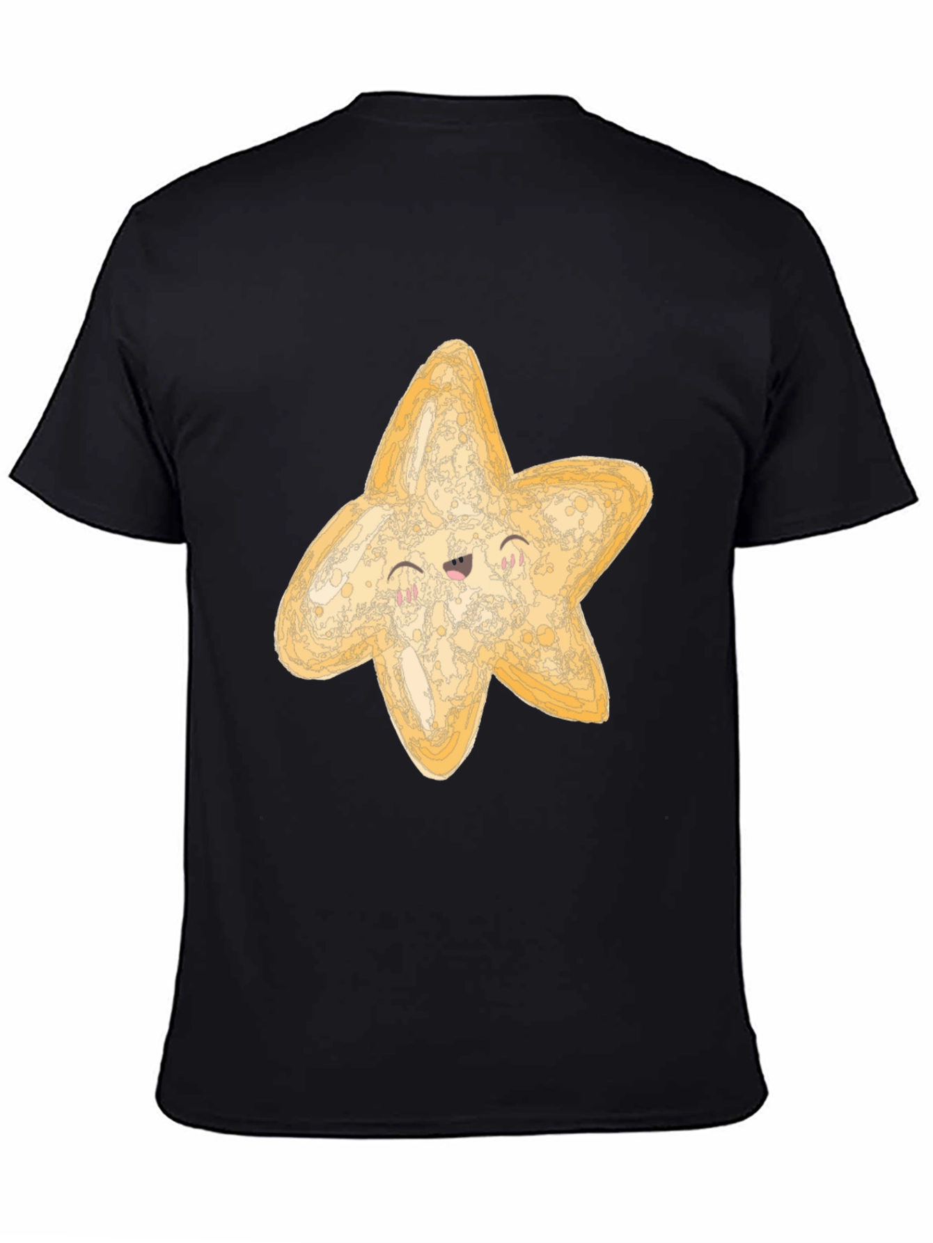 Starfish Graphic Tee - Black Casual Shirt