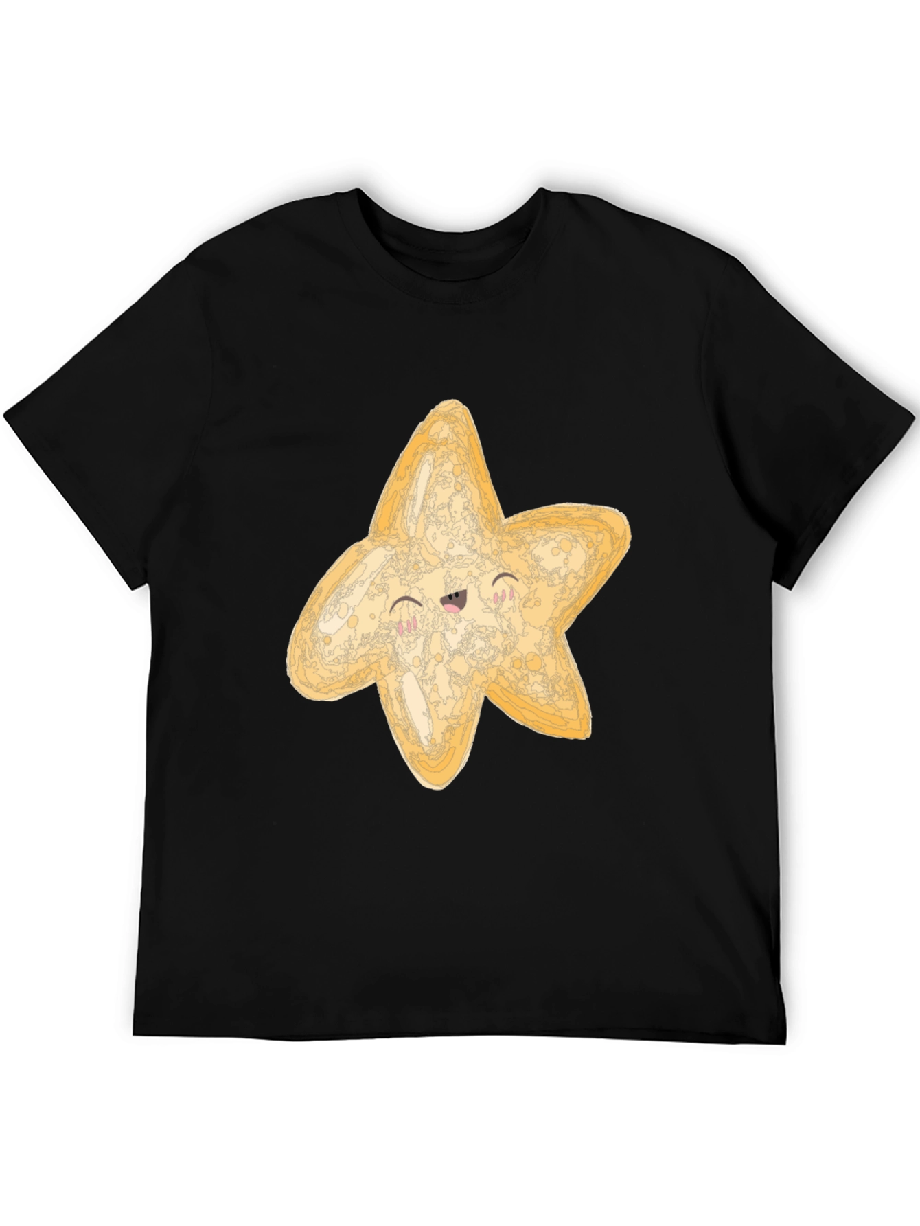Starfish Graphic Tee - Black Casual Shirt