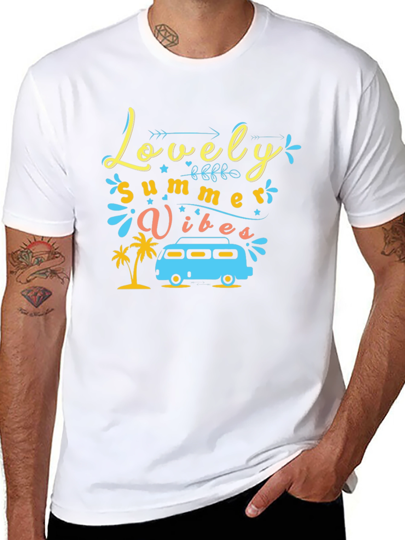 Lovely Summer Vibes Graphic T-Shirt