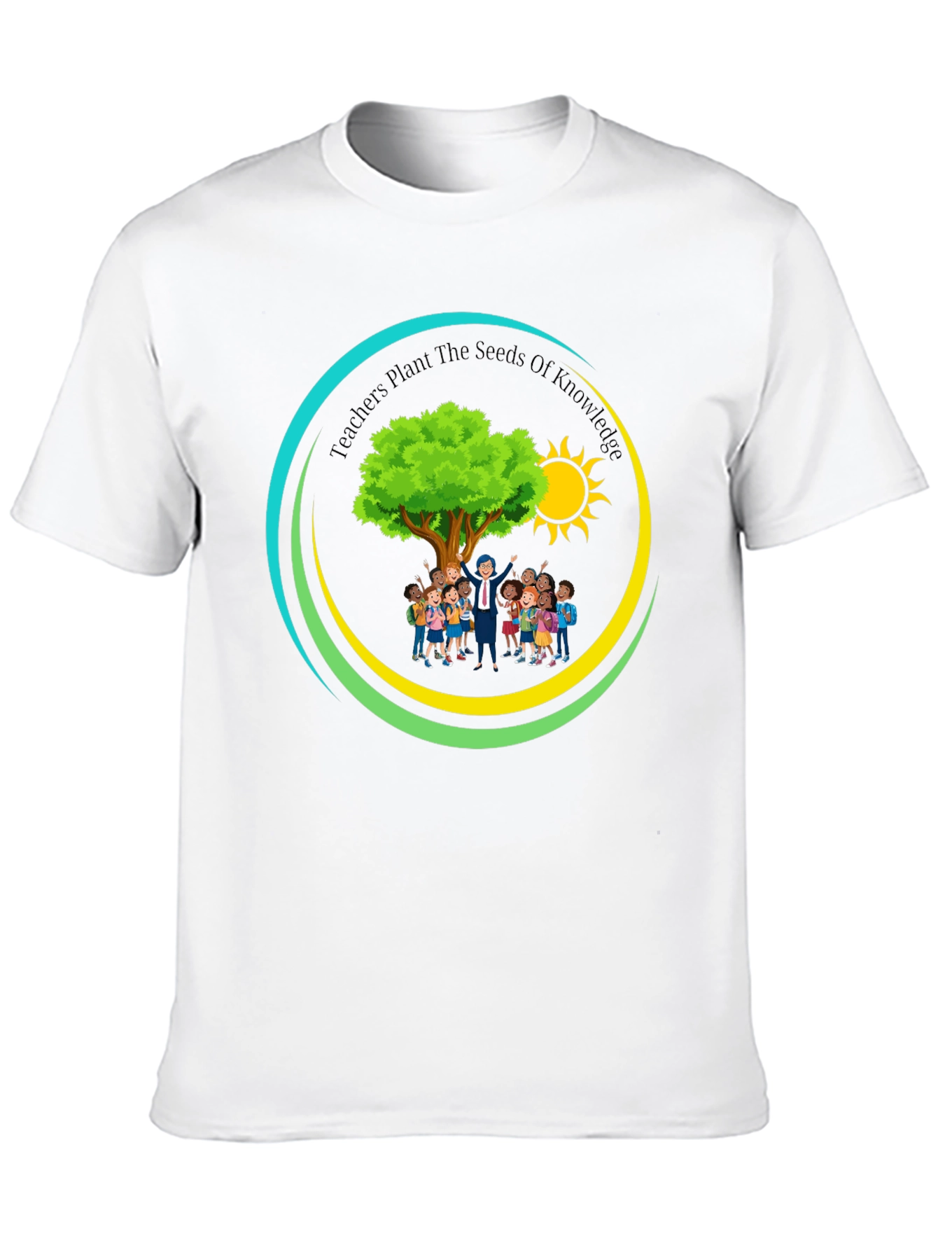Teachers Plant the Seeds of Knowledge Black T-Shirt