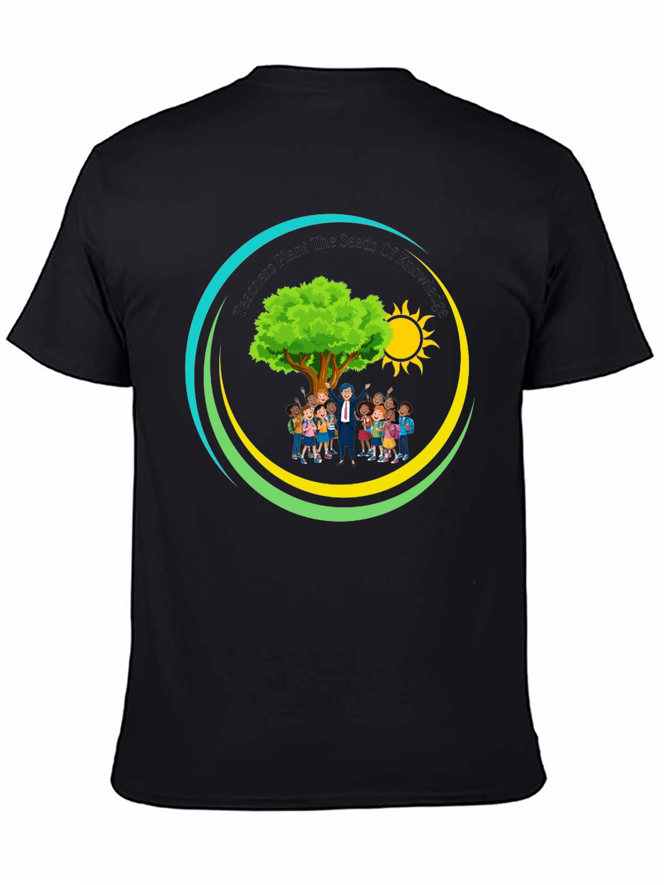 Teachers Plant the Seeds of Knowledge Black T-Shirt