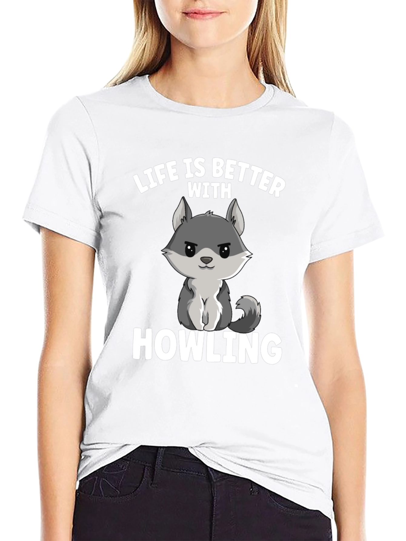 Life is Better with Howling Wolf Graphic Tee