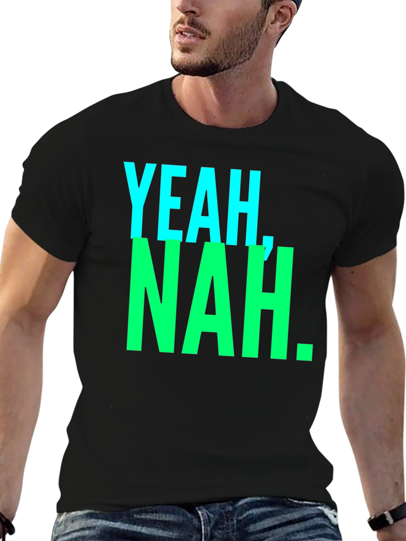 Yeah Nah. Graphic Tee - Casual Style