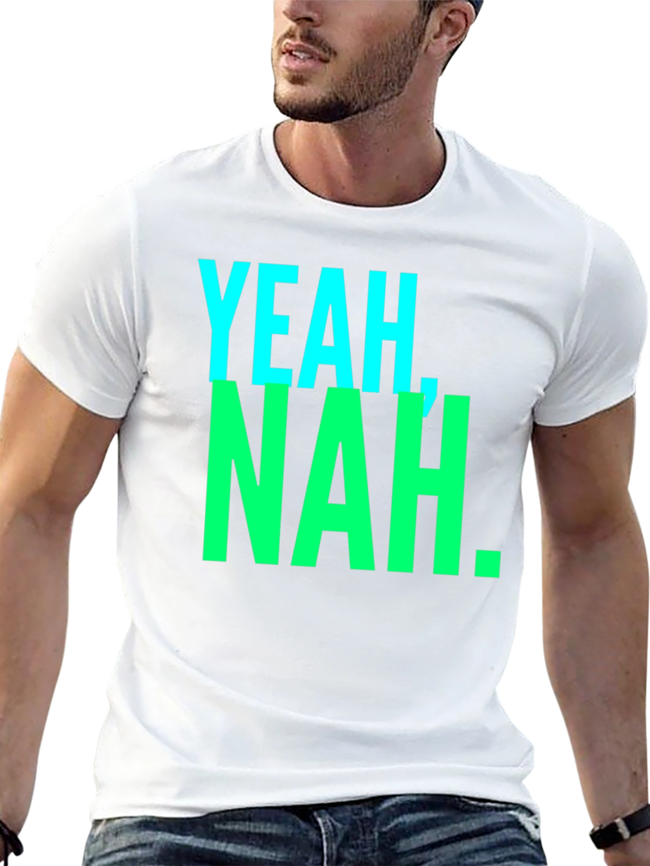 Yeah Nah. Graphic Tee - Casual Style