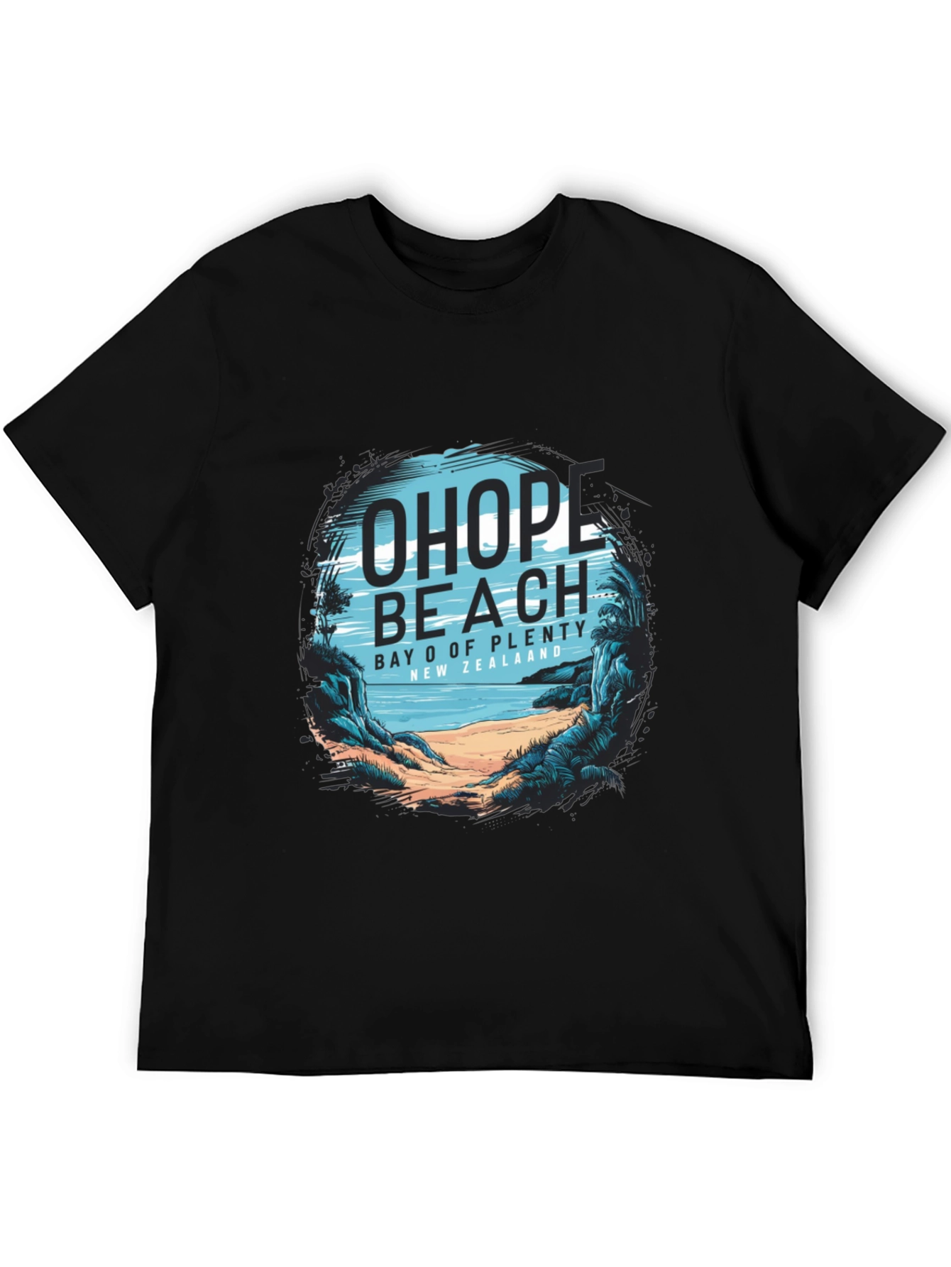 Ohope Beach Tee - Bay of Plenty New Zealand