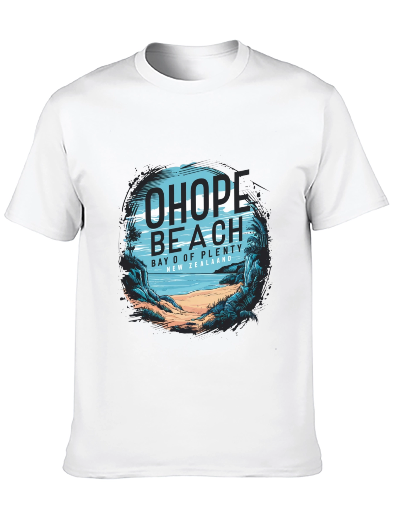 Ohope Beach Tee - Bay of Plenty New Zealand