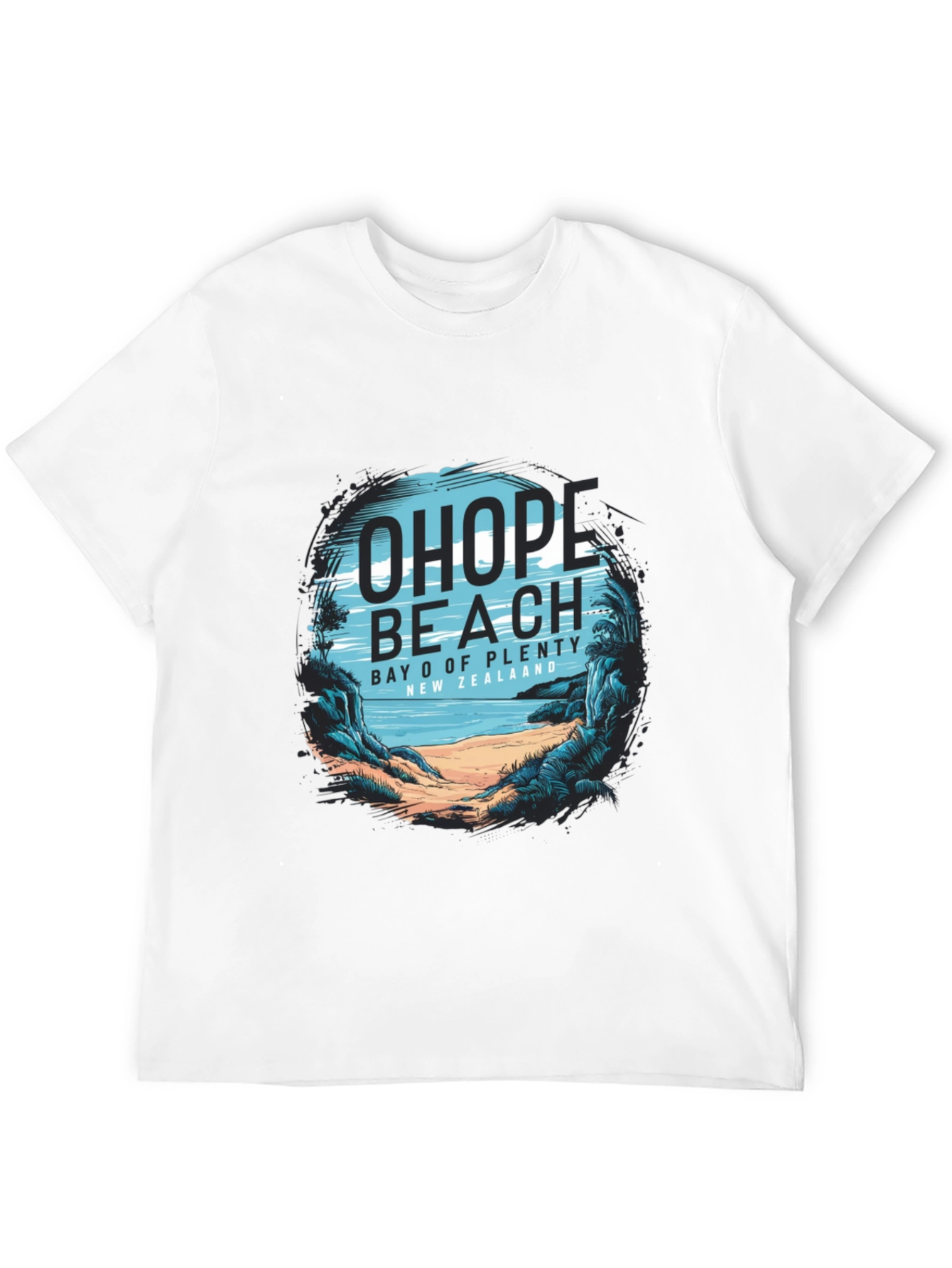 Ohope Beach Tee - Bay of Plenty New Zealand