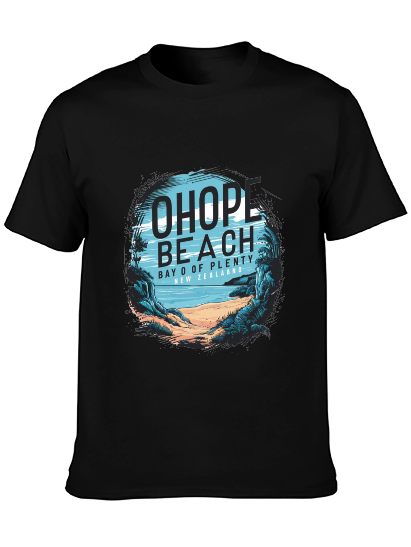 Ohope Beach Tee - Bay of Plenty New Zealand