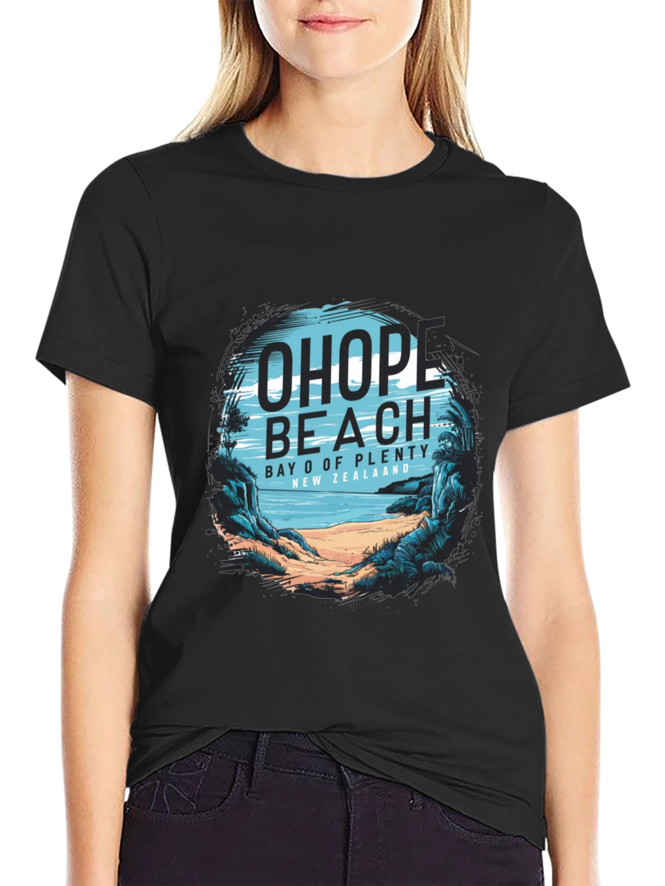 Ohope Beach Tee - Bay of Plenty New Zealand