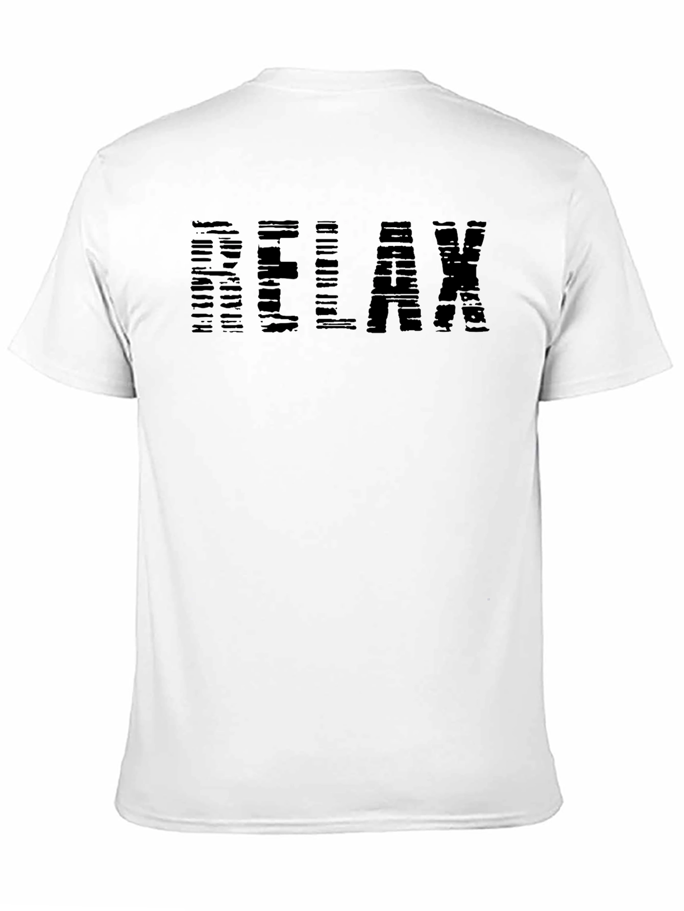 Relax Graphic Print Crewneck T-Shirt