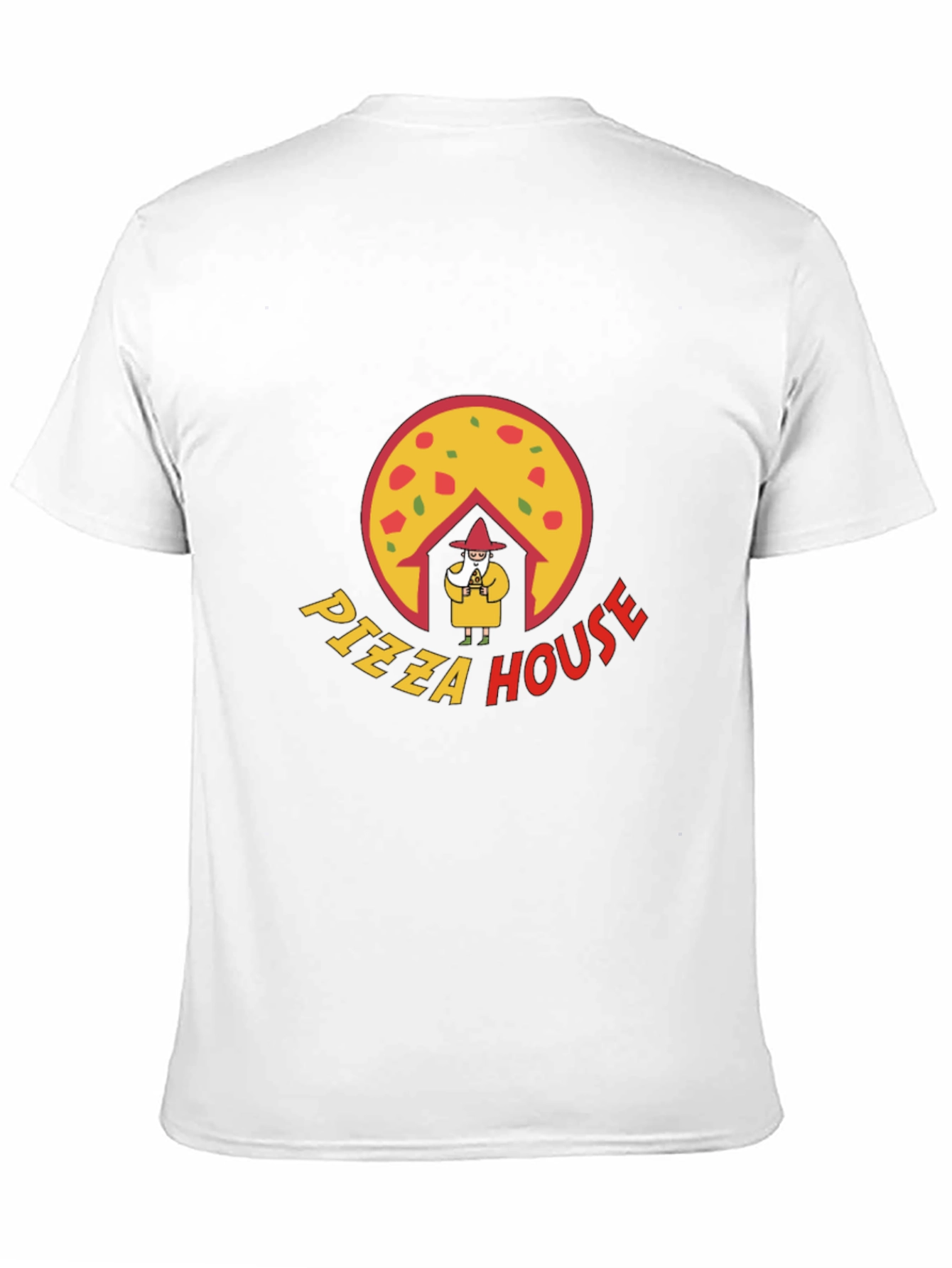 Pizza House Graphic Black T-Shirt