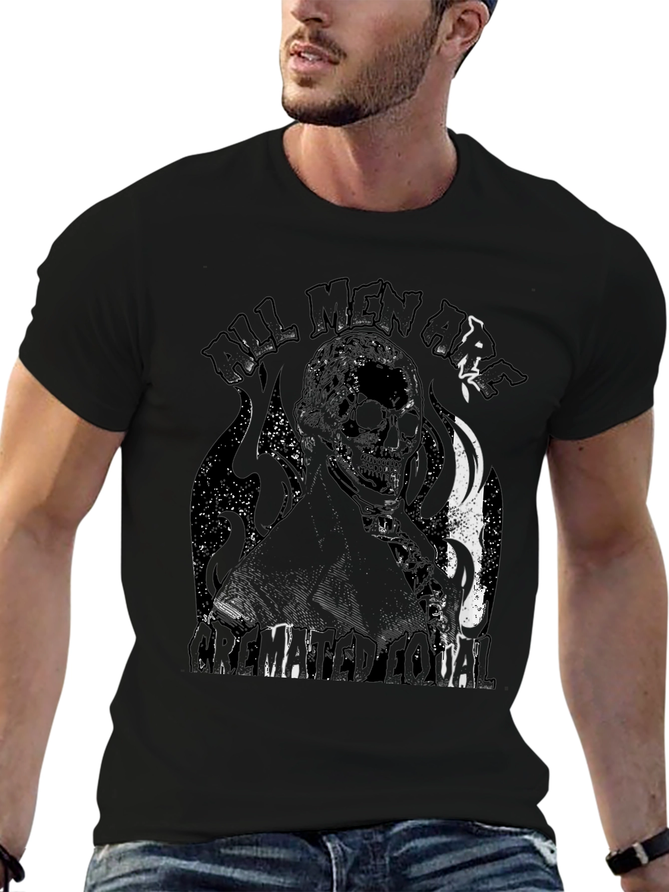 All Men Are Cremated Equal Graphic Tee