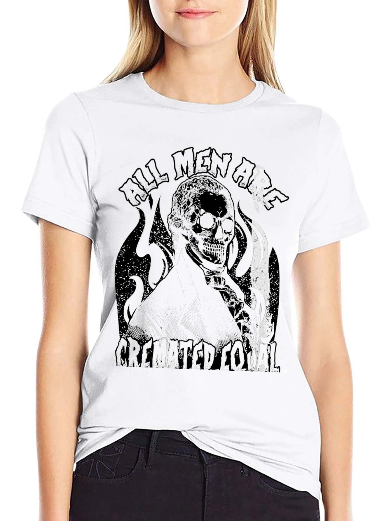 All Men Are Cremated Equal Graphic Tee