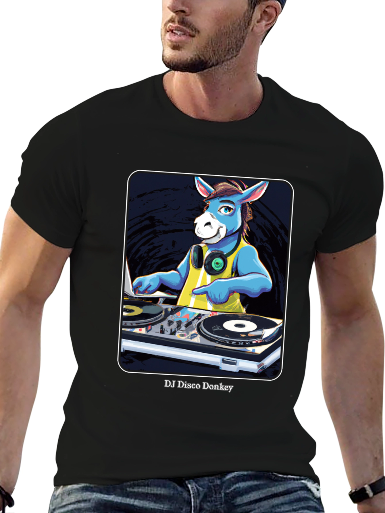 DJ Disco Donkey T-Shirt - Music Lover Tee