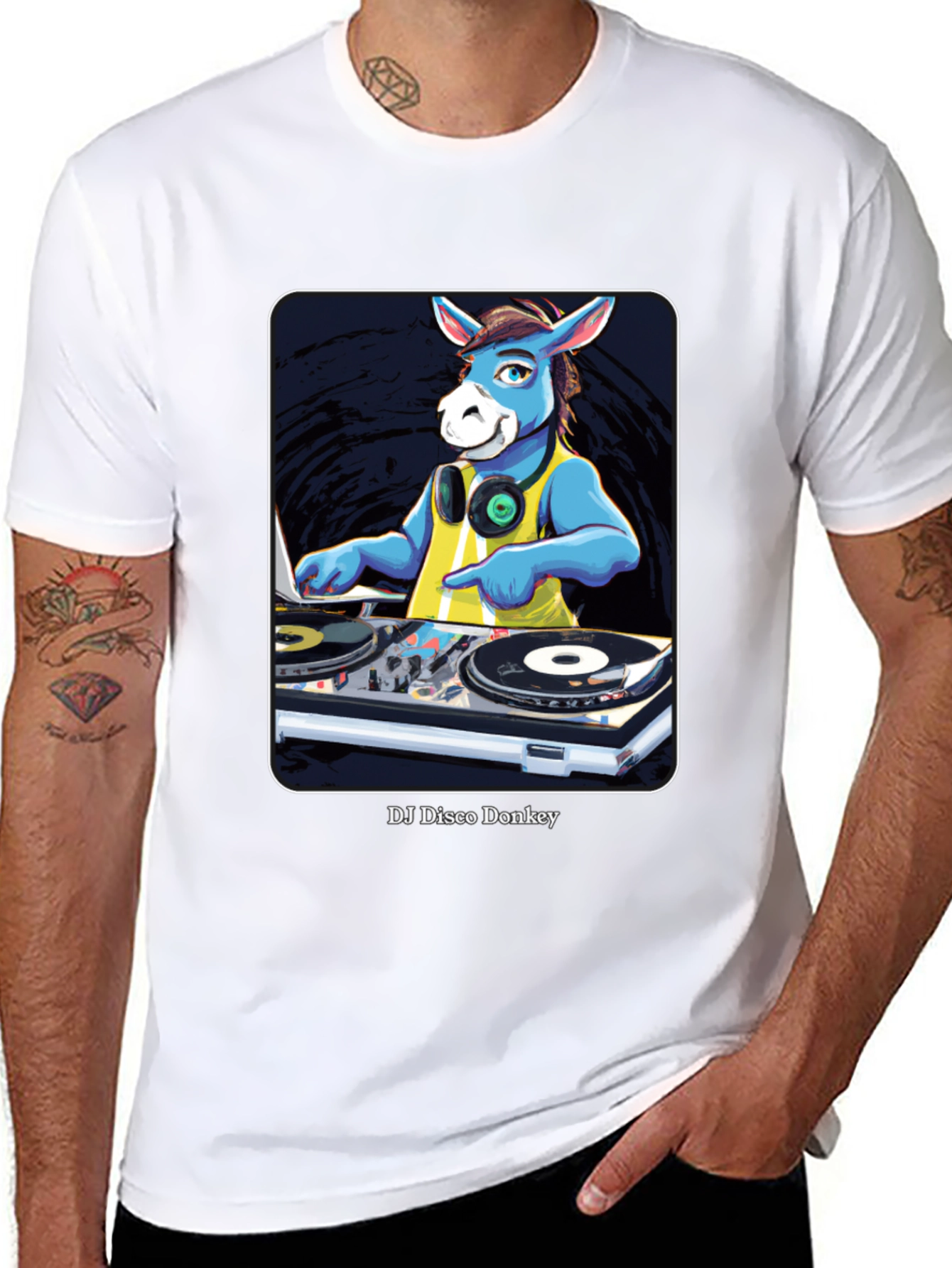 DJ Disco Donkey T-Shirt - Music Lover Tee