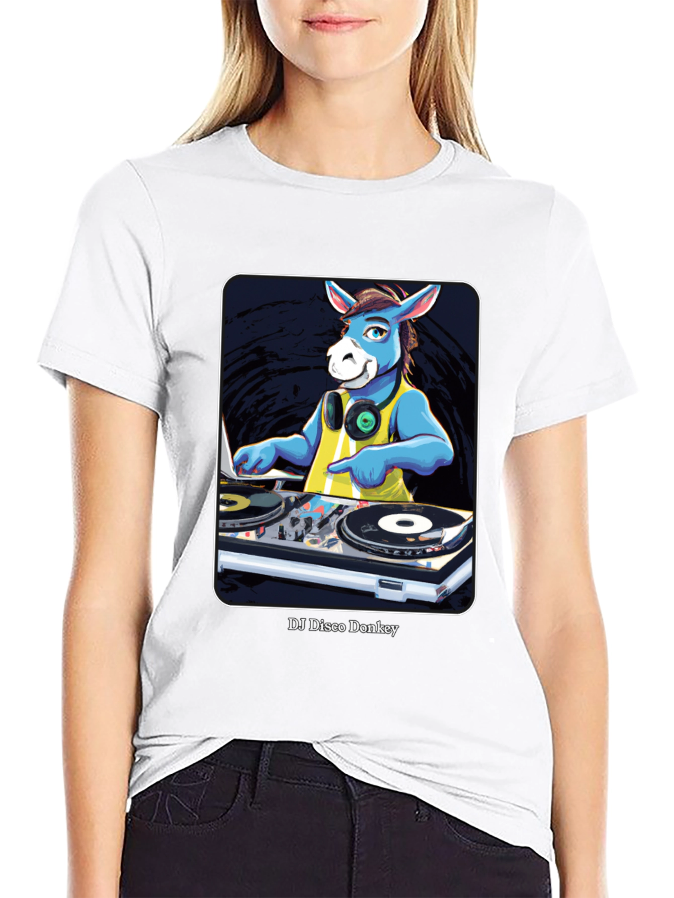 DJ Disco Donkey T-Shirt - Music Lover Tee