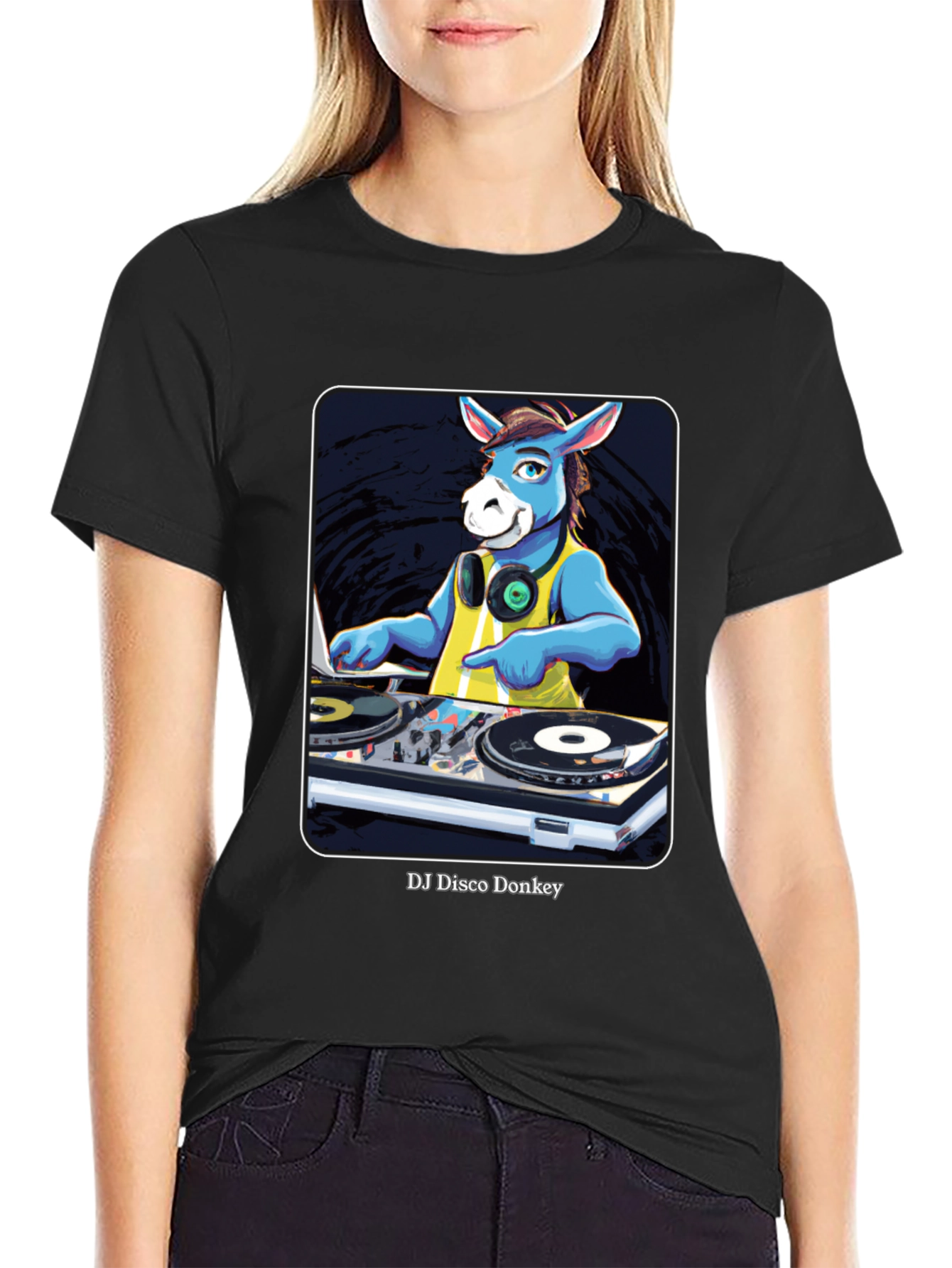 DJ Disco Donkey T-Shirt - Music Lover Tee