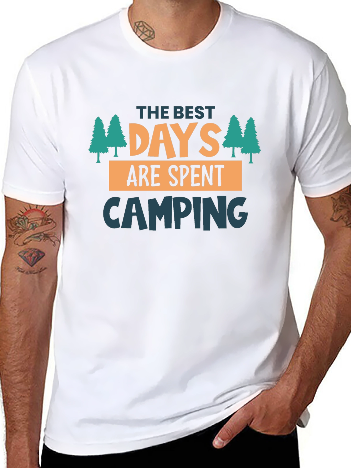 Camping T-Shirt: Best Days Are Spent Camping
