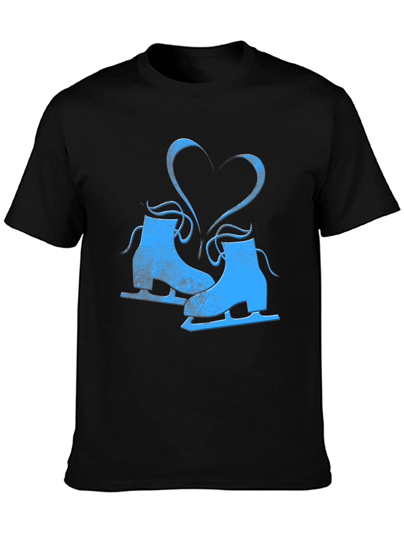 I Love Ice Skating T-Shirt Black