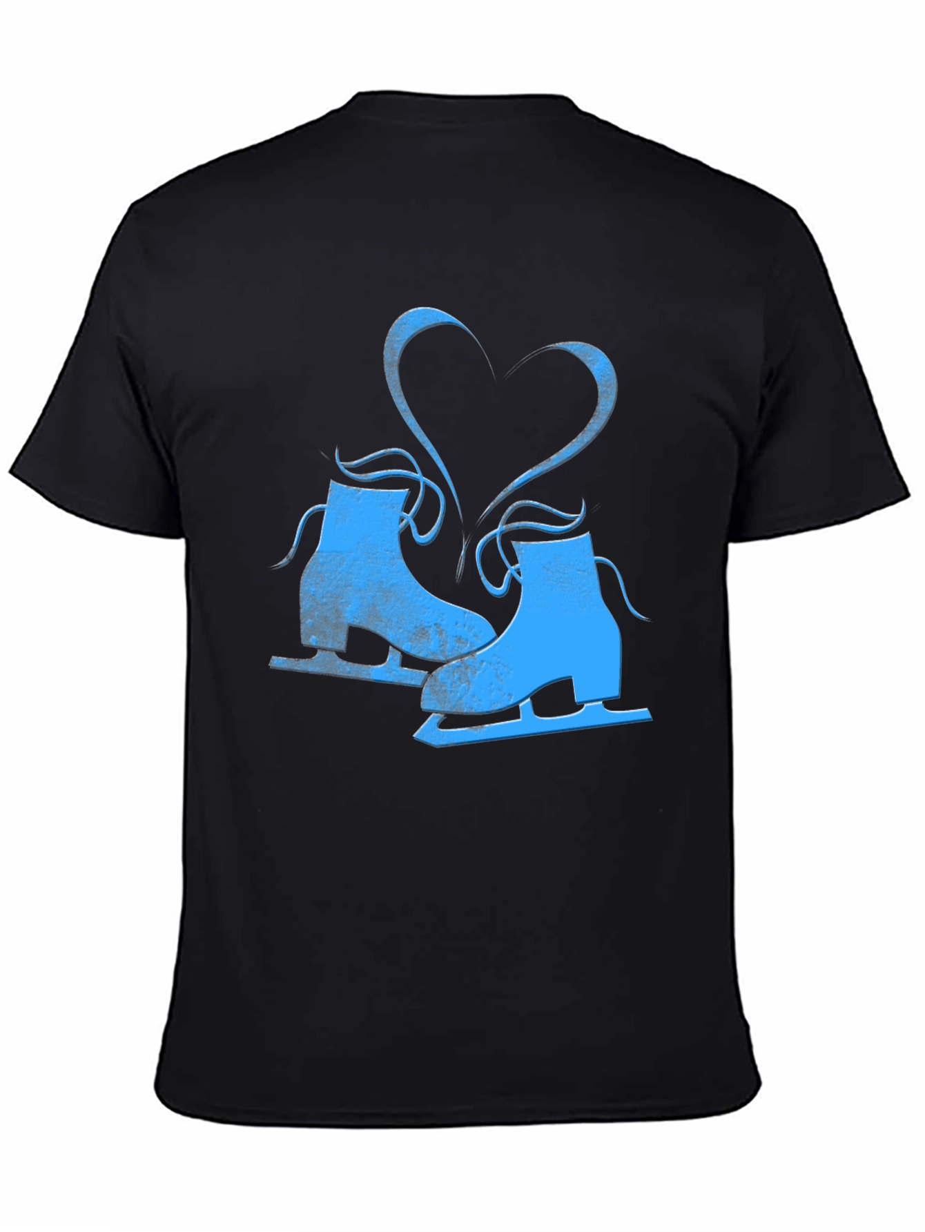 I Love Ice Skating T-Shirt Black