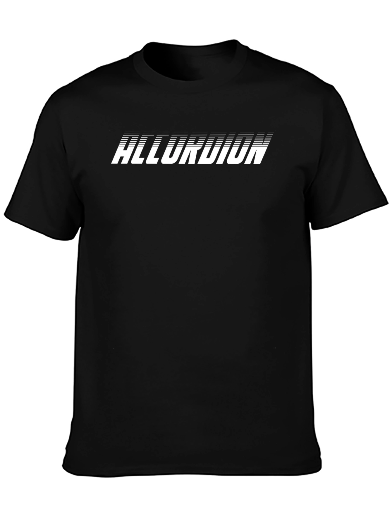 Allurdiun Black Graphic Tee