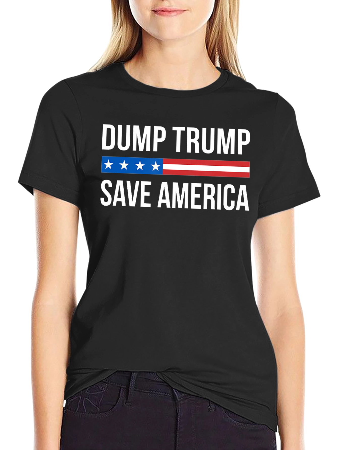 Dump Trump Save America Graphic Tee