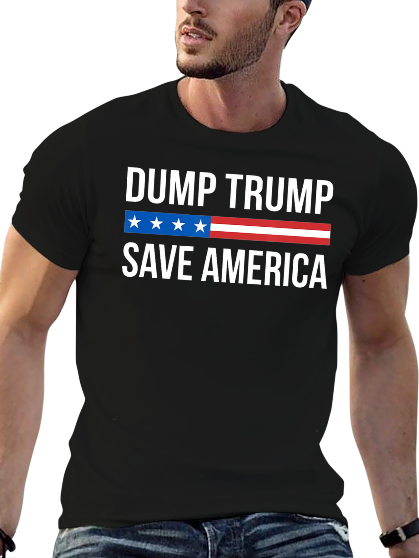 Dump Trump Save America Graphic Tee