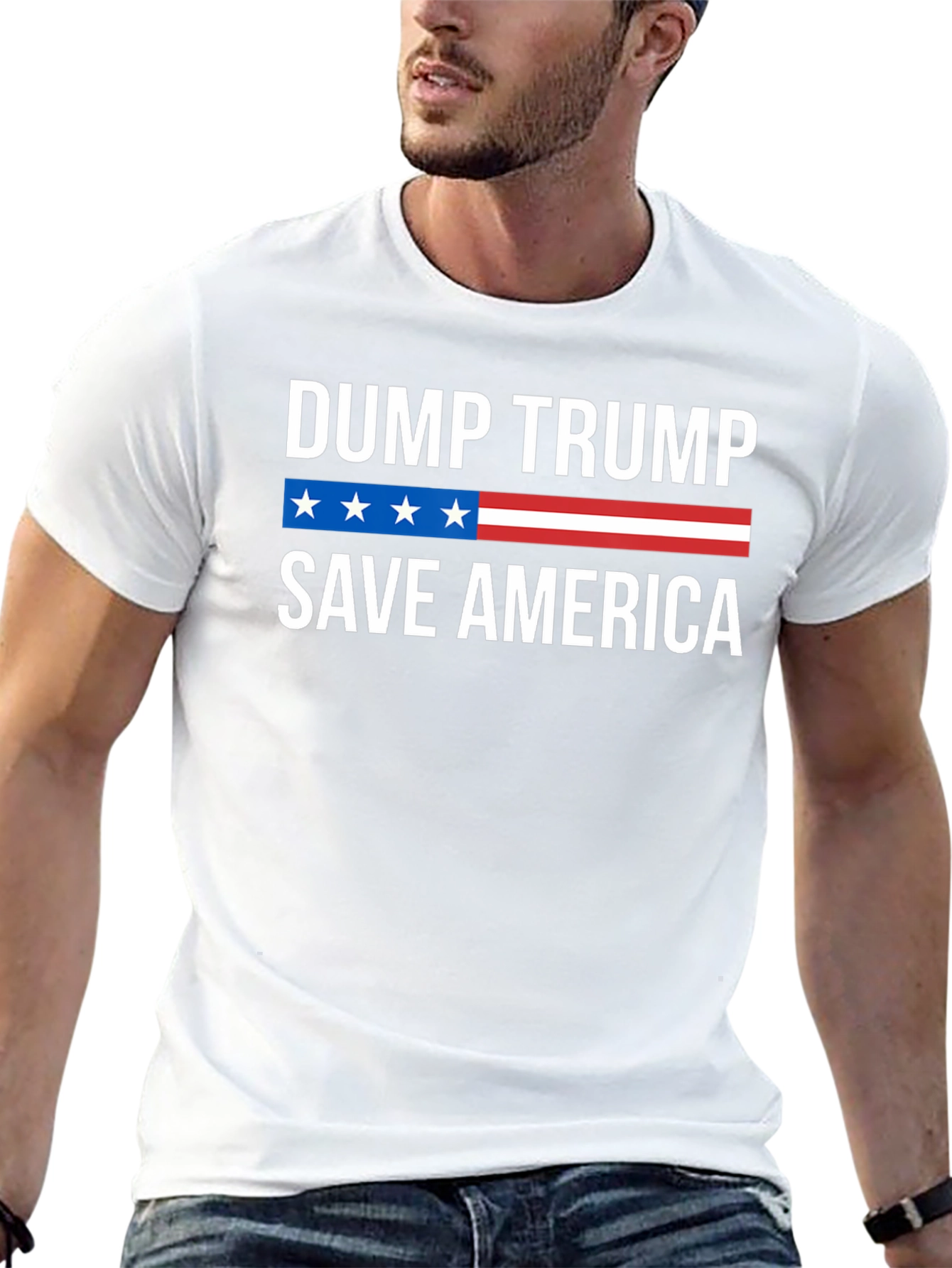 Dump Trump Save America Graphic Tee
