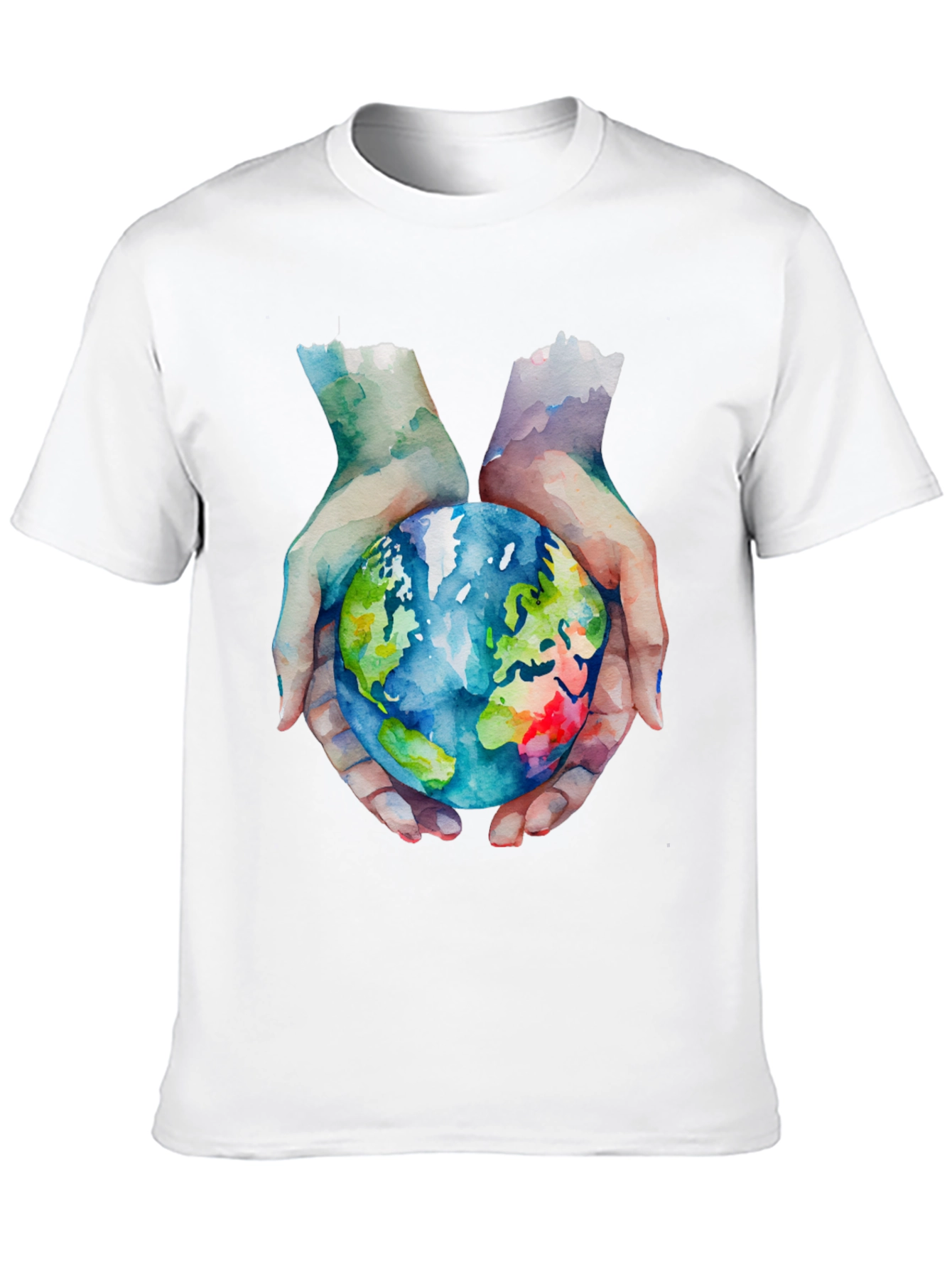 Earth in Hand Graphic T-Shirt