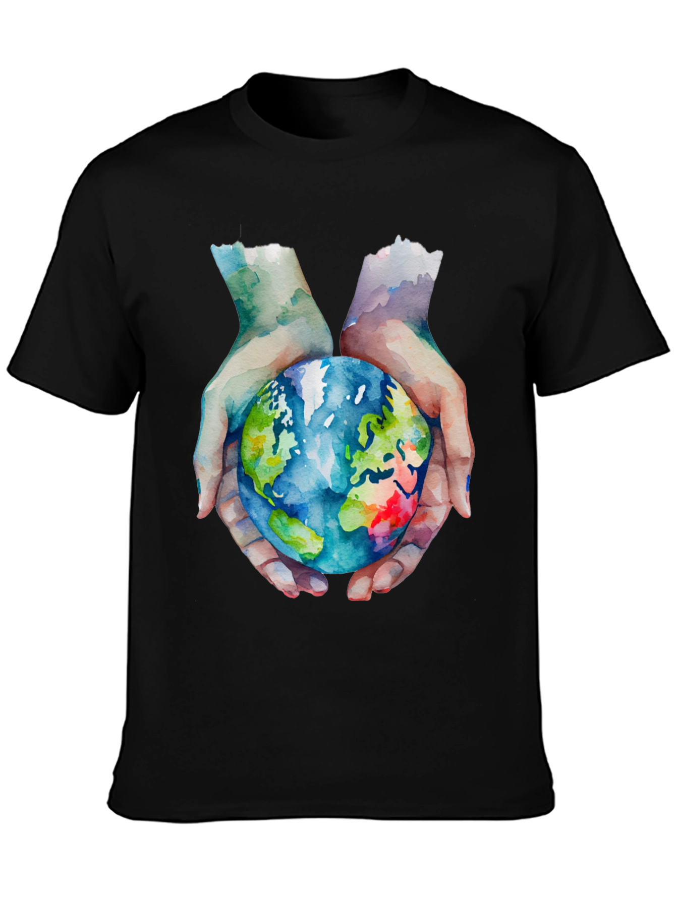 Earth in Hand Graphic T-Shirt