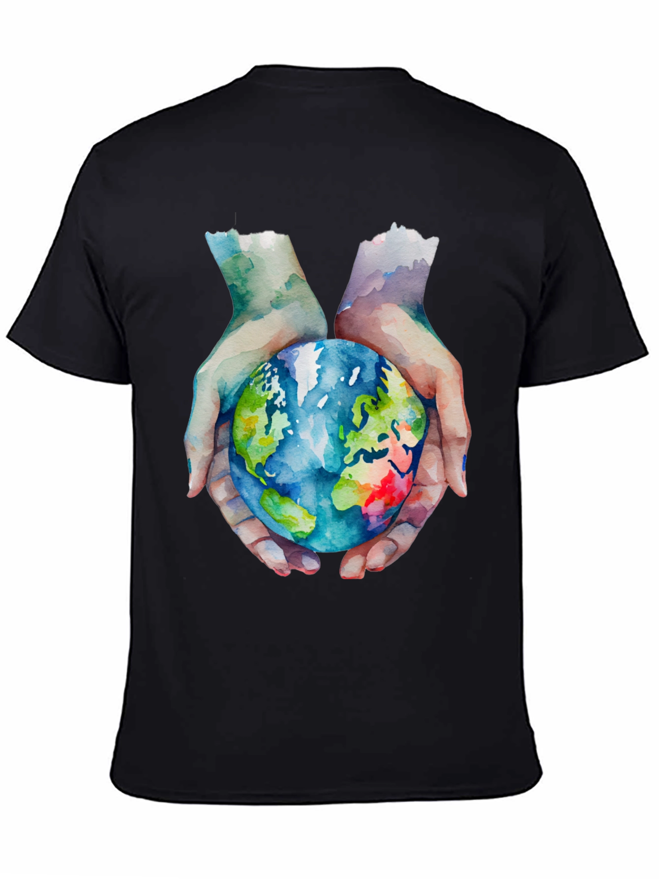 Earth in Hand Graphic T-Shirt