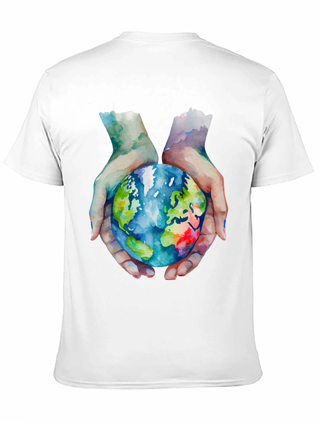 Earth in Hand Graphic T-Shirt