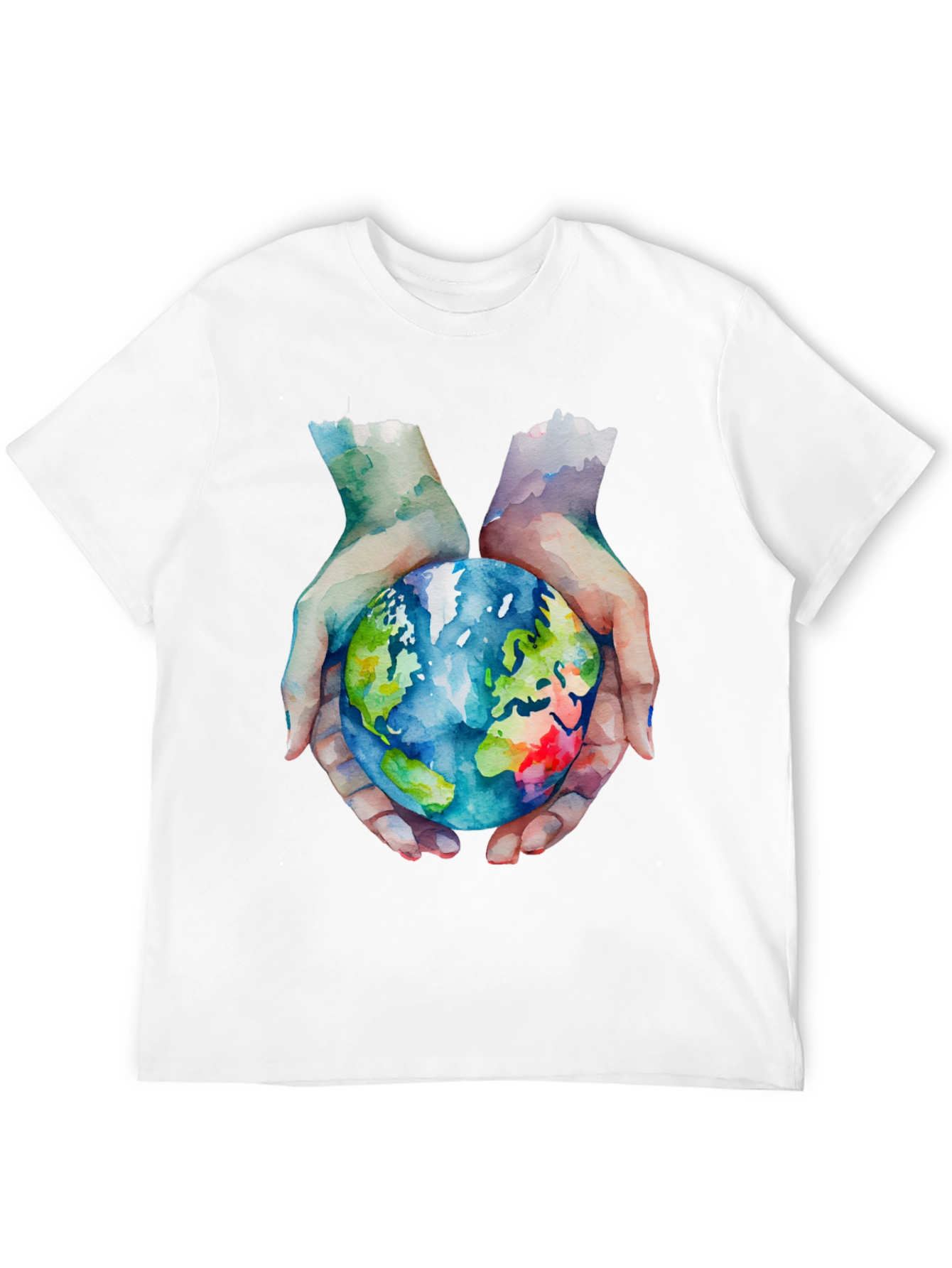 Earth in Hand Graphic T-Shirt