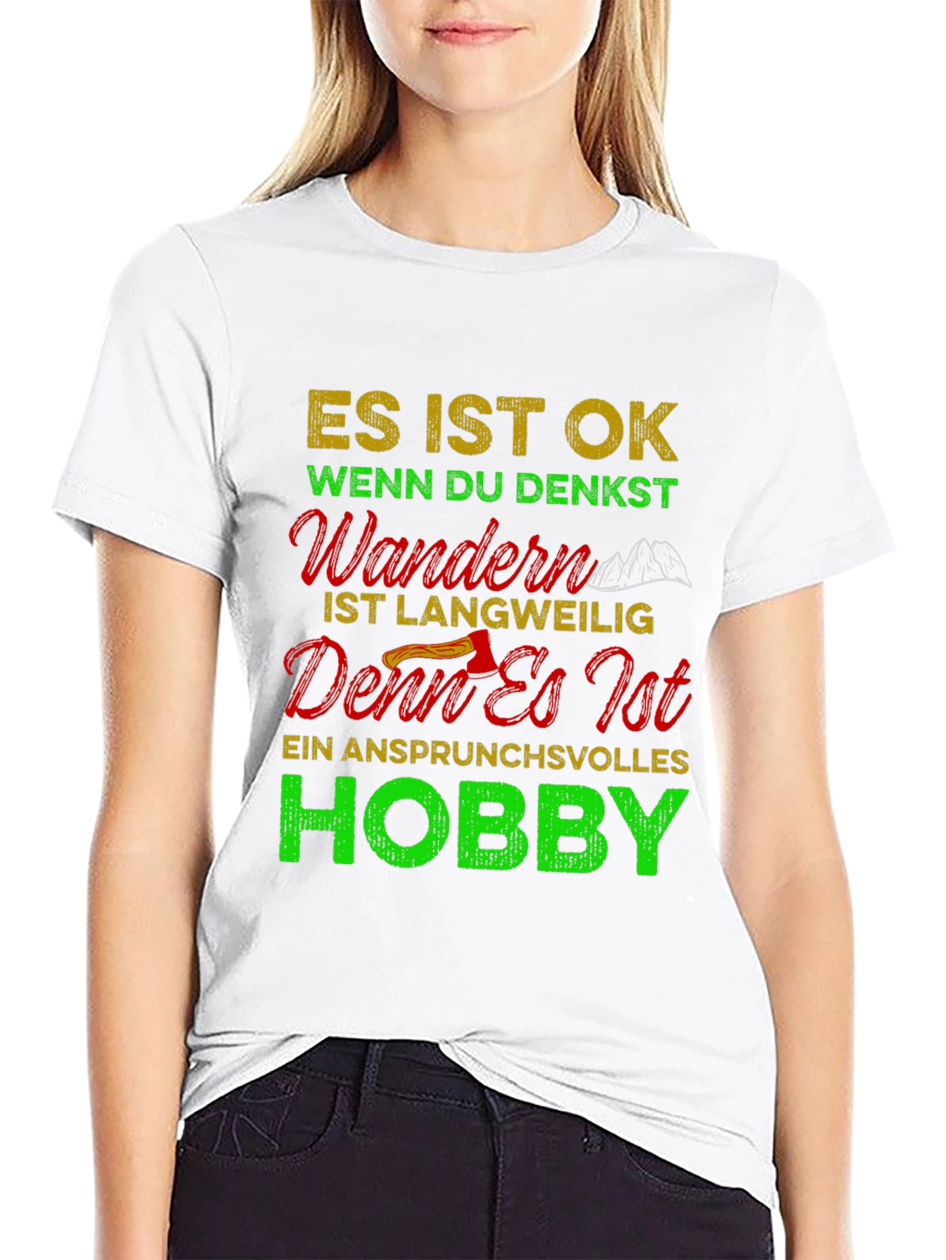 Hiking Hobby Graphic T-Shirt