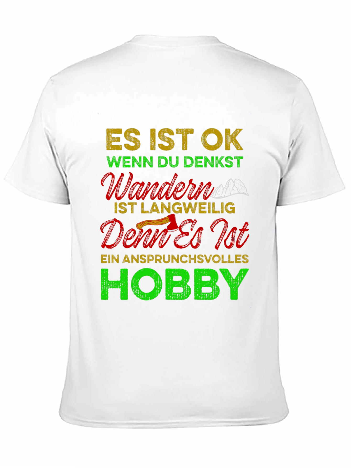 Hiking Hobby Graphic T-Shirt