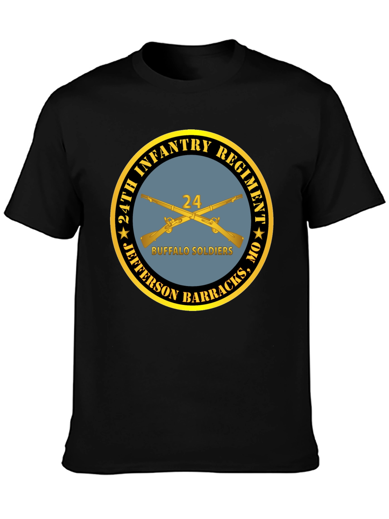 24th Infantry Regiment Buffalo Soldiers T-Shirt