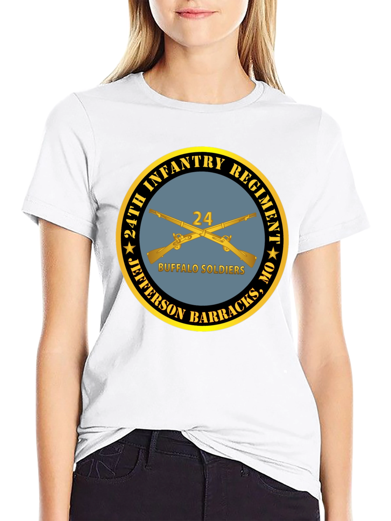 24th Infantry Regiment Buffalo Soldiers T-Shirt