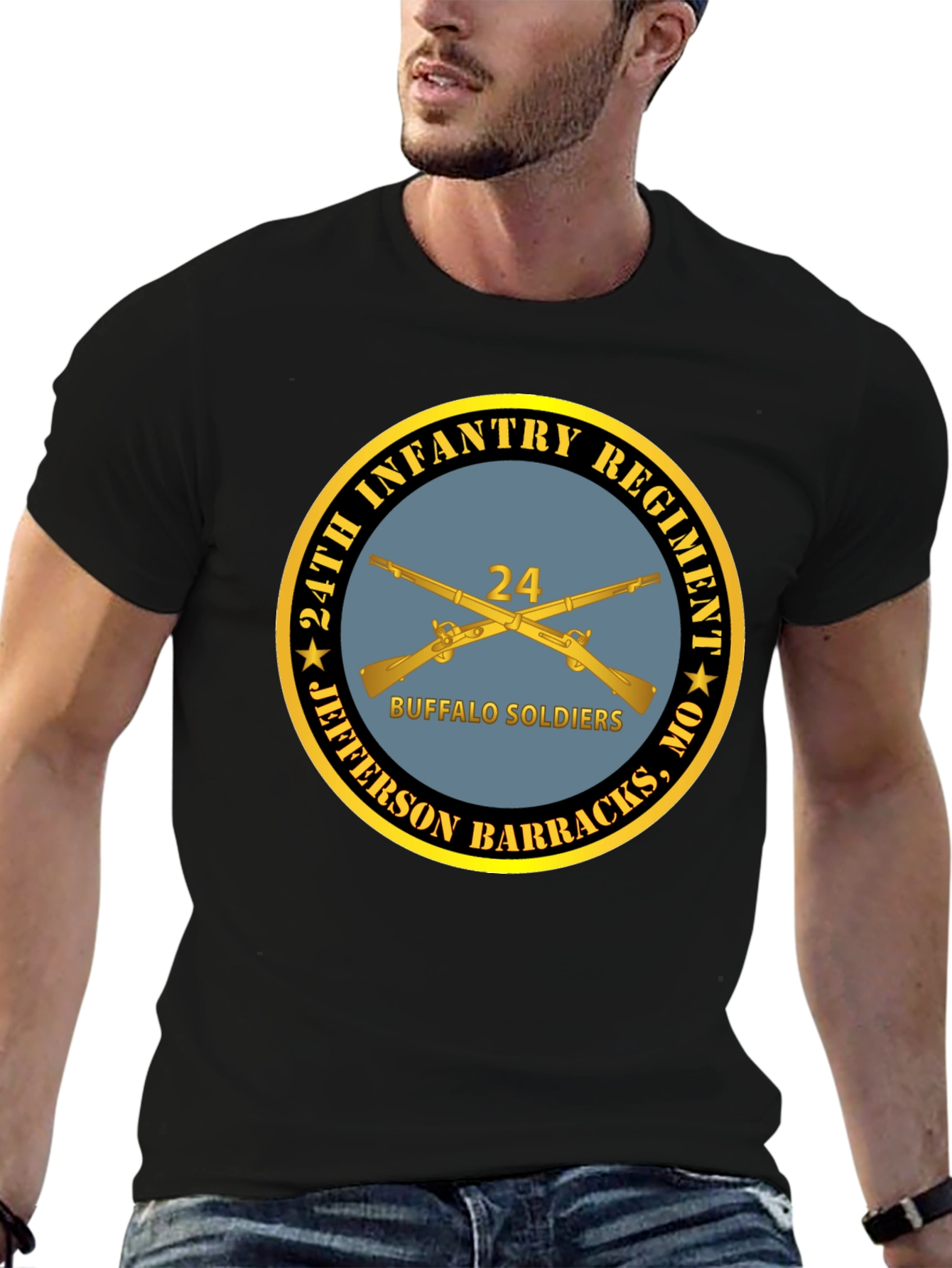 24th Infantry Regiment Buffalo Soldiers T-Shirt