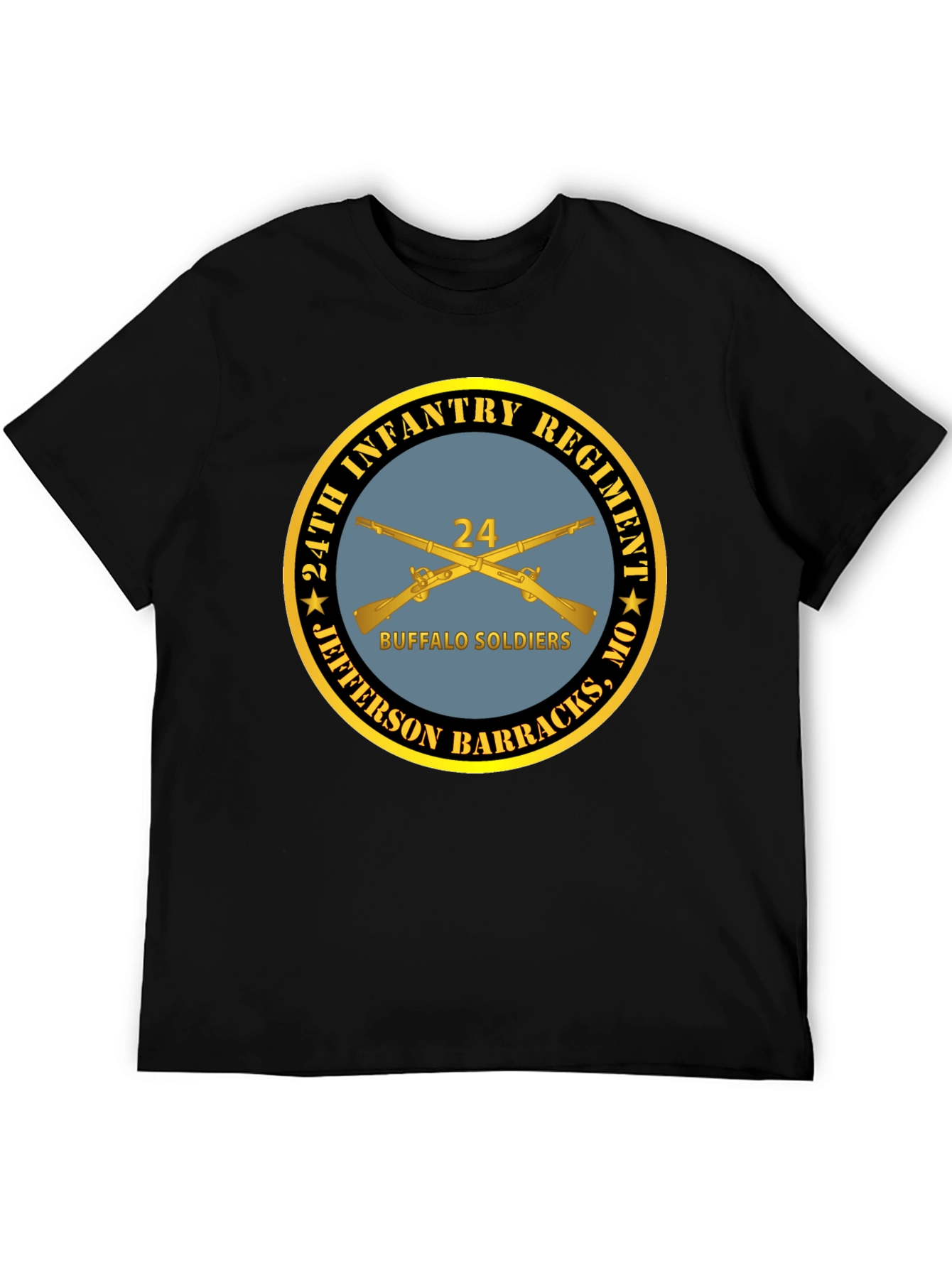 24th Infantry Regiment Buffalo Soldiers T-Shirt