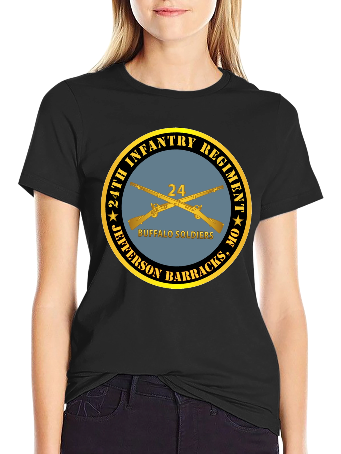 24th Infantry Regiment Buffalo Soldiers T-Shirt