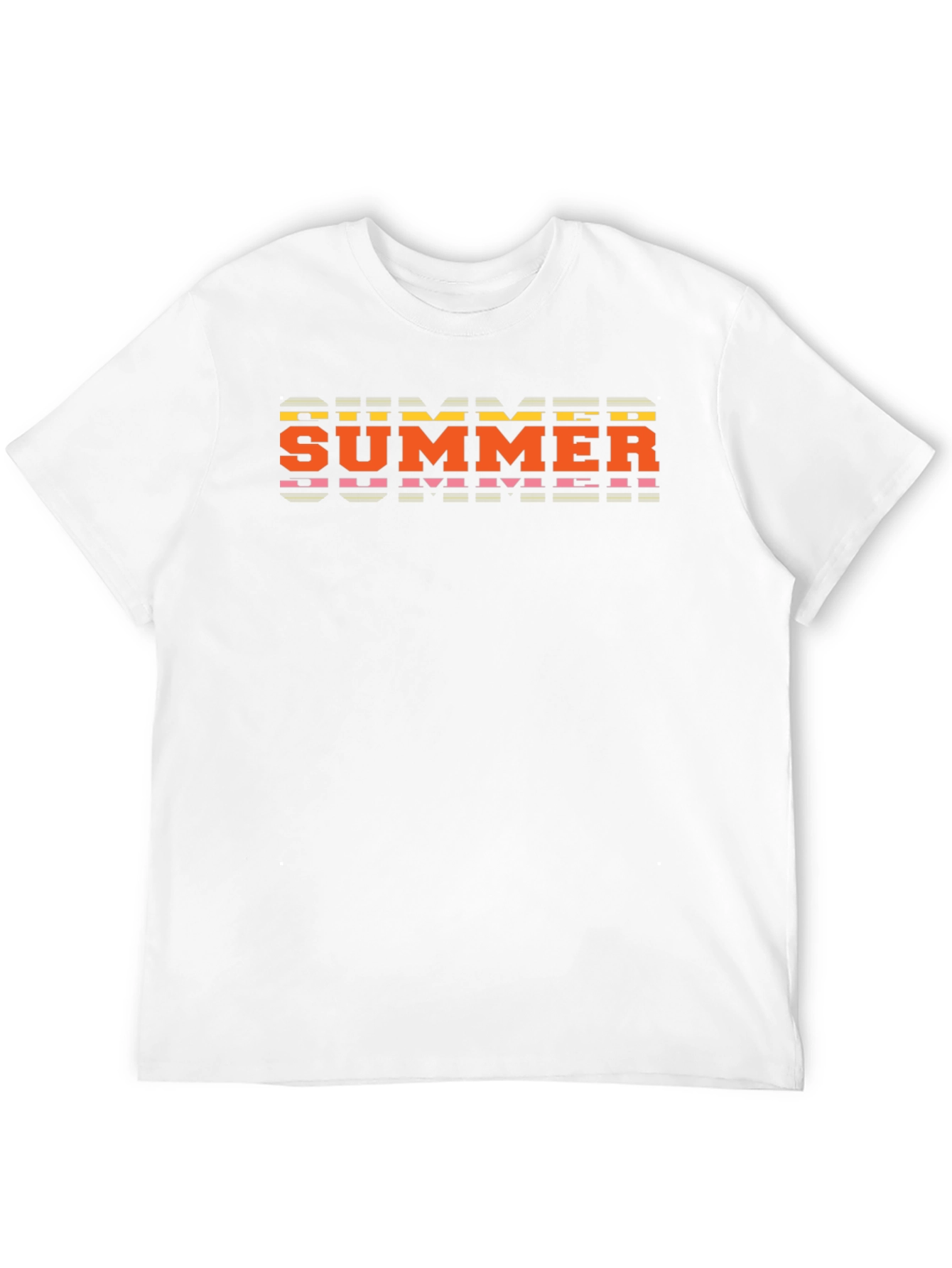 Retro Summer Graphic Tee - Bold Black Shirt