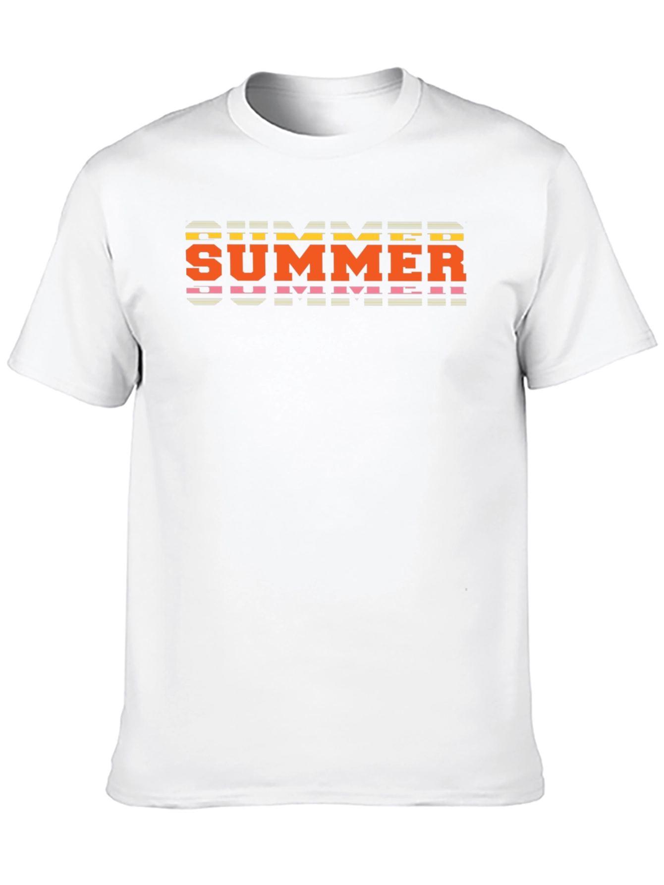 Retro Summer Graphic Tee - Bold Black Shirt
