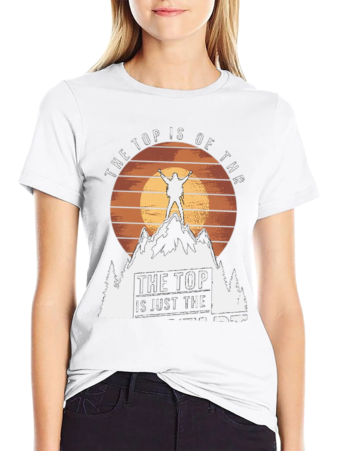The Top Is Of Thr T-Shirt Mountain Adventure