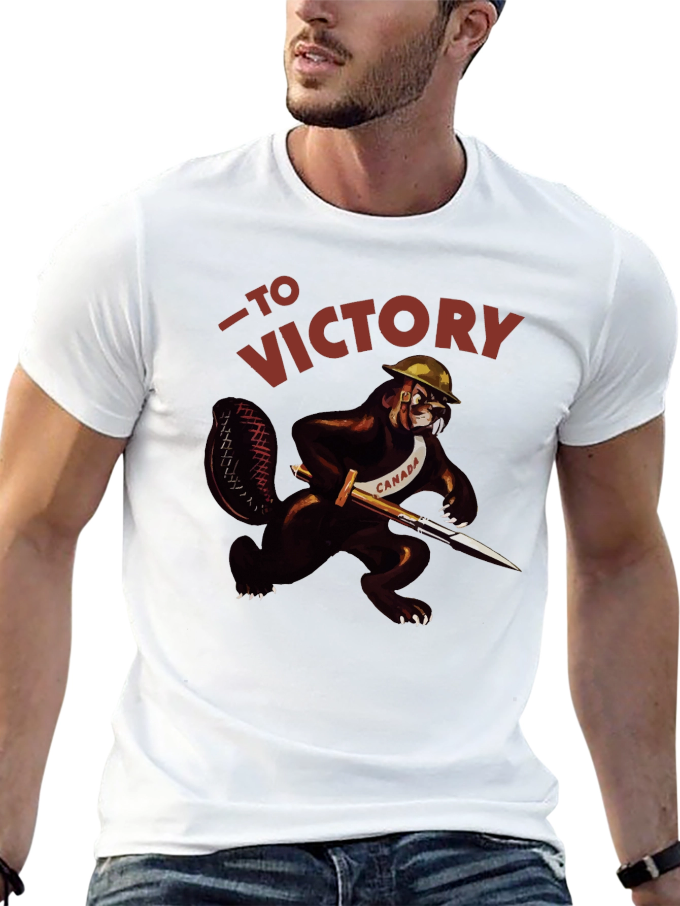 Victory Beaver Graphic Tee