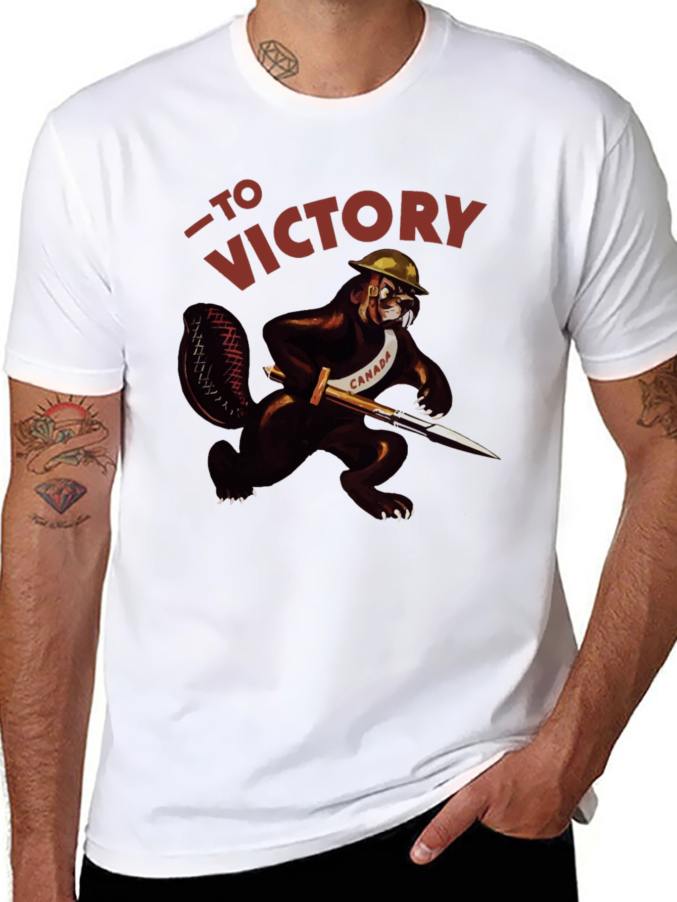 Victory Beaver Graphic Tee