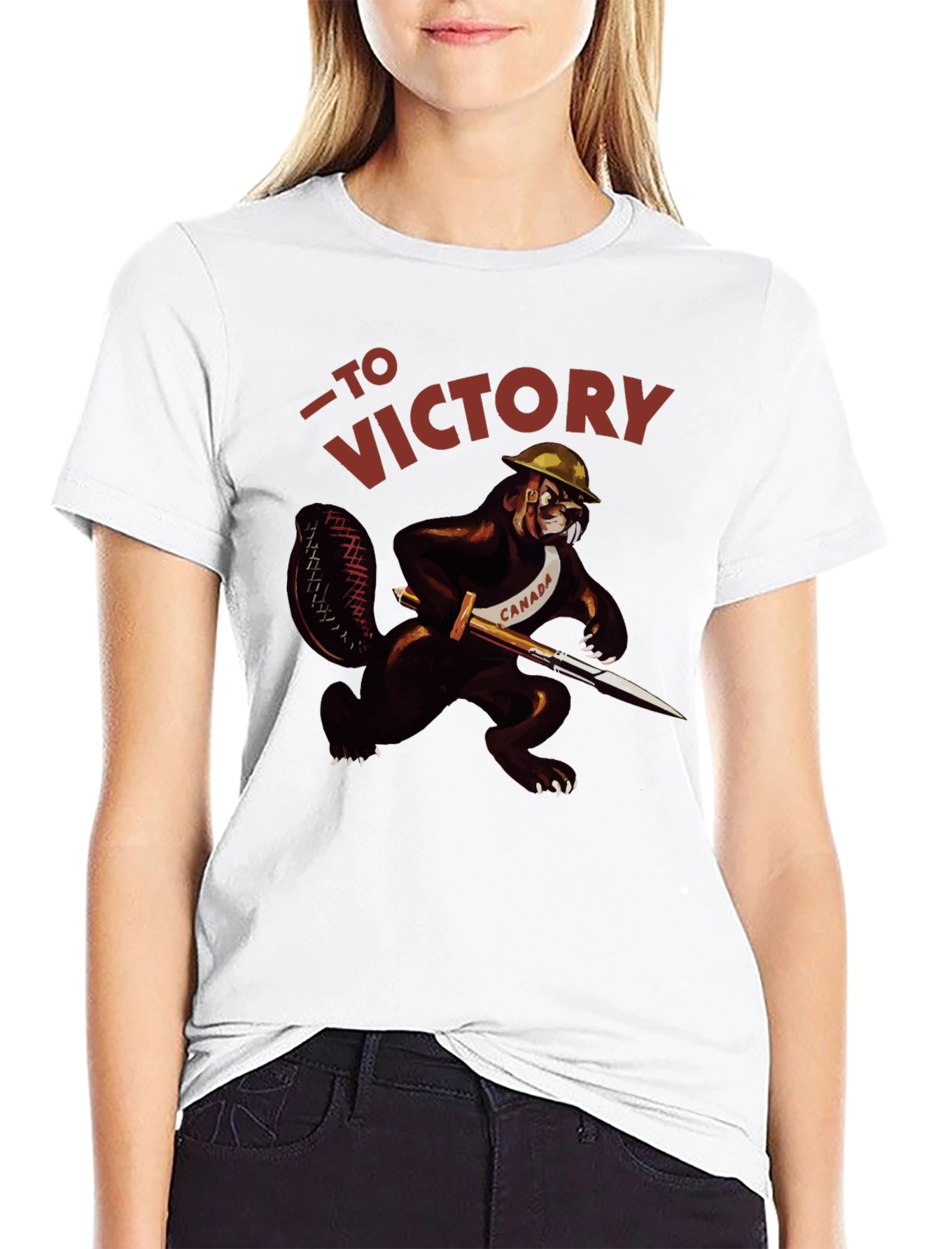 Victory Beaver Graphic Tee