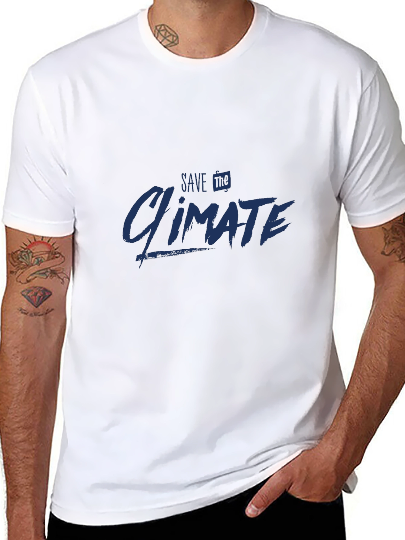 Save the Climate T-Shirt Eco-Friendly Fashion