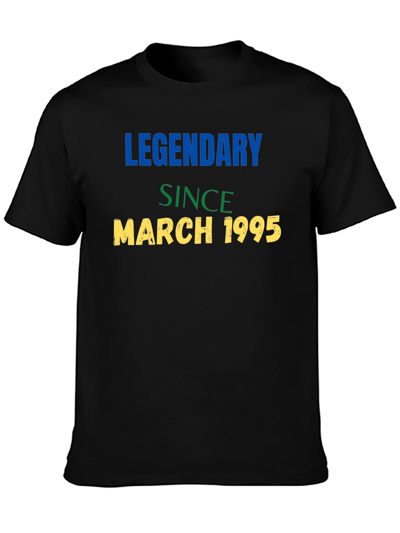 Legendary Since March 1995 Black T-Shirt