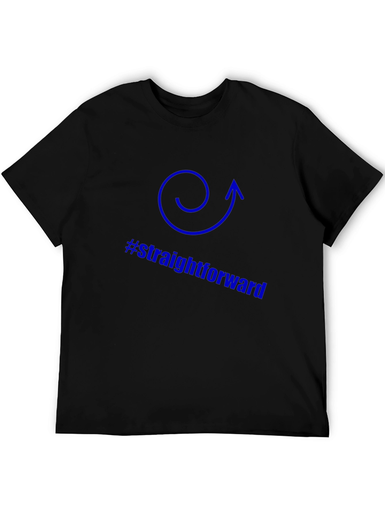 Straightforward Direction T-Shirt - Black
