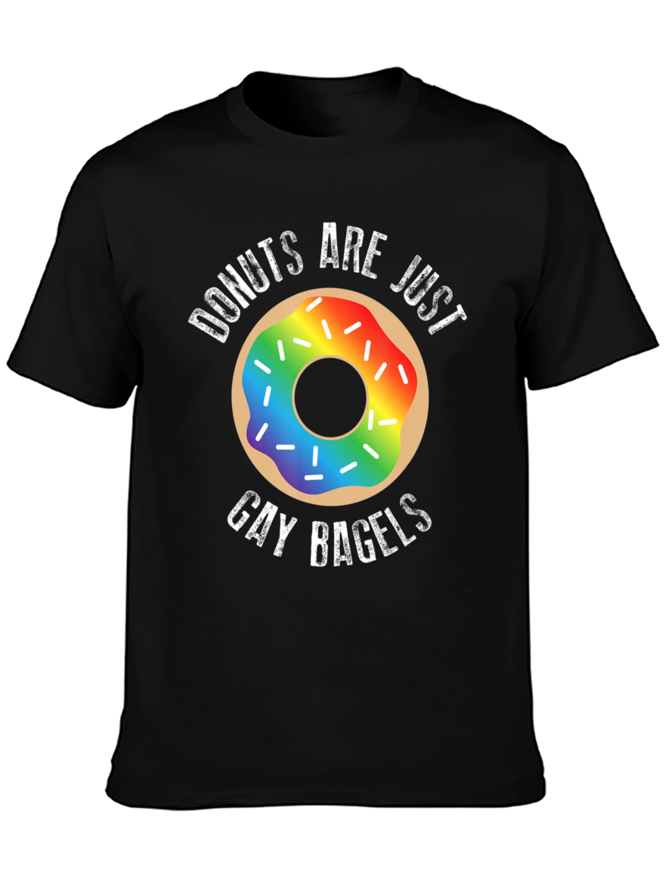 Donuts Are Just Gay Bagels Funny LGBTQ T-Shirt